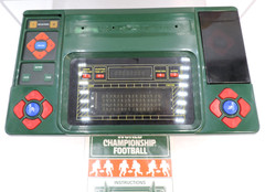 Vintage 1980 Mattel Elect World Championship Football +Box & Manual / For Repair