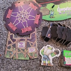 Vintage Retro Goosebumps Board Game One Day At Horrorland 1998 MB Games