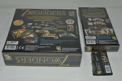 New 7 WONDERS game set by Repos Production +2 Expansions +Leaders +Cities