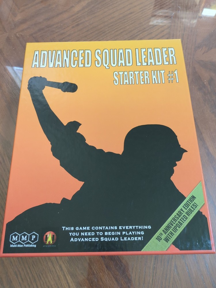 Multi-Man Publishing Advanced Squad Leader Starter Kit #1, mostly unpunched