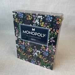 Hasbro Monopoly for Anthropologie 2024 New Book Style w/Cover Floral