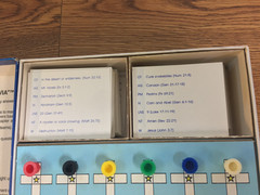 Children’s Bible Trivia Board Game Complete Vintage 1984 2100 Questions 300 Card