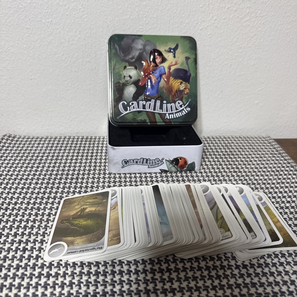 Cardline: Animals by Asmodee 2013 Complete Card Game Bombyx 100% Complete