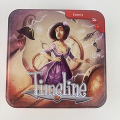 Asmodee Timeline Historical Events Card Game Complete Tin Frederic Henry 8+ 2-8