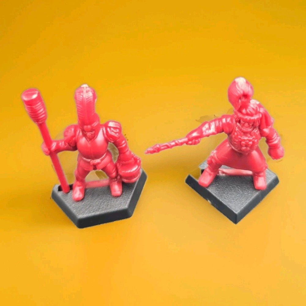 Battle Masters 1992 Imperial Army Figures Lot Red Cannon Crew Handgunner MB