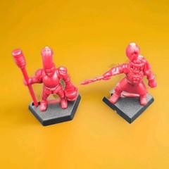 Battle Masters 1992 Imperial Army Figures Lot Red Cannon Crew Handgunner MB