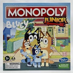 Hasbro Monopoly Junior: Bluey Edition Board Game for Kids – F5687