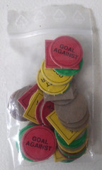 Vintage 1991 Mini World Cup Soccer Board Game, Almost Complete