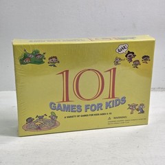 101 Games for Kids Board Card Various Indoor Outdoor Game 2008 New Sealed!