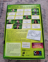 Codenames Duet 2 Player Co-op Board Game 100% Complete Czech Games Edition