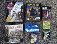 Family, Party 12 board & card game bundle lot