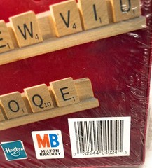 Hasbro Scrabble Wood Tiles Crossword Board Game, For Ages 8+ to Adult