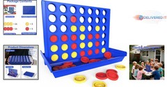 Big Size 4 in a Row Game Kids 3+ Family Indoor Outdoor Yard Camping Game