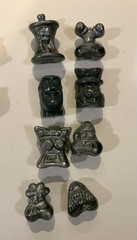 450 Piece Lot – GoGoS CRAZY BONES – Eggy, Aliens, Glitter, Jaws, Clear, Etc