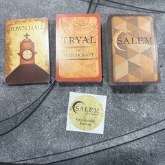 Salem Card (Board) Game Facade Games – Kickstarter Backer Sticker Complete
