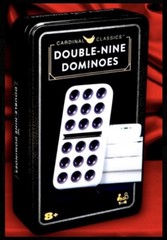 Spin Master Games Cardinal Classics Double Nine Dominoes 55pc Set in Storage Tin