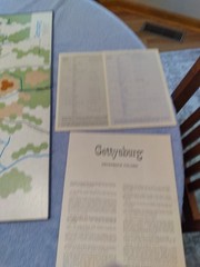 Avalon Hill, Gettysburg 1961 Civil War Game (green back token edition)