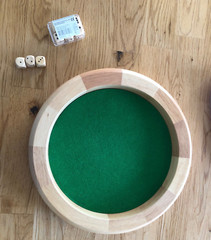 Dice Plate #30cm Natural Games
