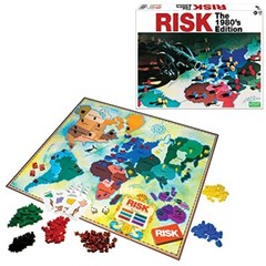 Risk 1980s Edition Classic Board Game World Domination Strategy Game