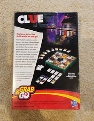 Hasbro Clue Grab & Go Travel Mystery Game 3-6 Players Portable Fun