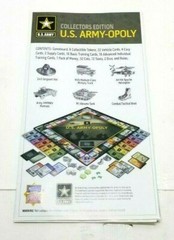 U.S. ARMY-OPOLY Board Game Collectors Edition (Z6)
