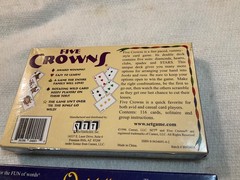 QUIDDLER & FIVE CROWNS Card Games Set of 2 Both New and Sealed Game Age 8-Adult