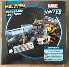 Marvel United Multiverse Cardboard Locations (Kickstarter Exclusive)