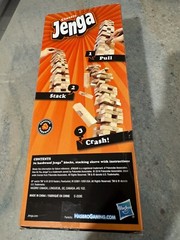 Hasbro Classic Jenga game, wooden pieces, NEW