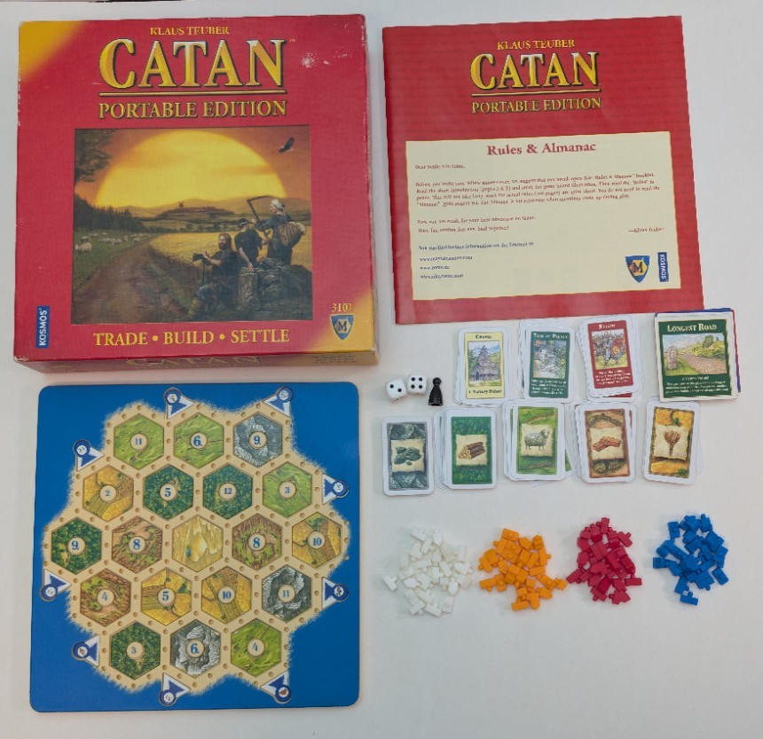 Catan Portable Travel Edition COMPLETE Mayfair Games 3101 2008