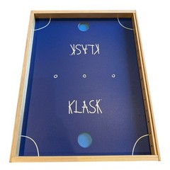 KLASK Magnetic Battle Board Game Award Winning Tabletop Strategy Game Blue
