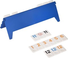Classic Rummy Cube Game Set for 2-10 Players – Portable & Durable Canvas Bag