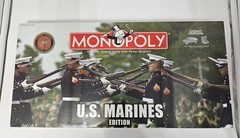 Monopoly US Marines Board Game Military 2005 Collector’s Edition New Sealed