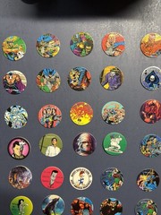 Collection Of Pogs And Slammers 335 Pogs And Slammers – 21 Plastic 9 Metal Slamm