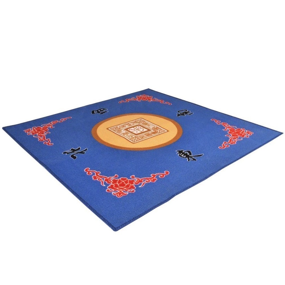Universal Mahjong / Paigow / Card / Game Table Cover – Blue Mat