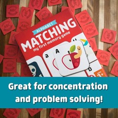 Alphabet Matching Memory Game for Kids Ages 3+ – Preschool Letter Matching Bo…