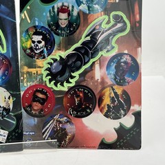 Vintage 1995 Batman Forever SkyCaps Sheet Movie Pogs 2 New And Sealed Cards