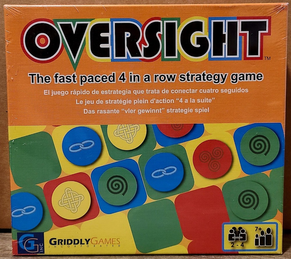 Oversight: Fast Paced 4 In A Row Strategy Board Game. NEW & SEALED FREE SHIPPING