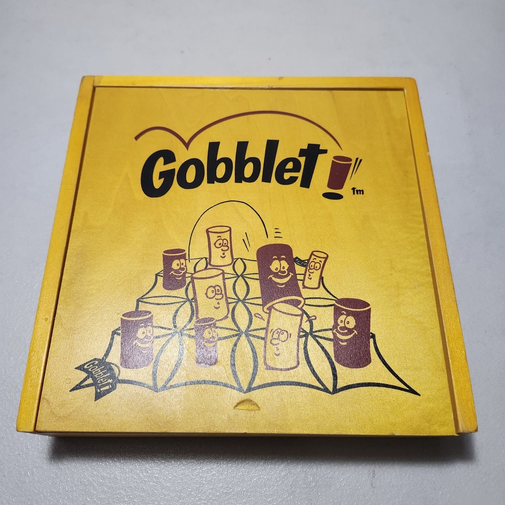 Gobblet Wooden Strategy Game With Instructions Vintage Complete 2000