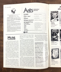 Ares SPI #1 Magazine March 1980 World Killer Incomplete Sci-Fi Fantasy Game RPG