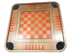 Vintage Carrom Industries No. 85 Game Board Complete w/ Original Manual & Pieces