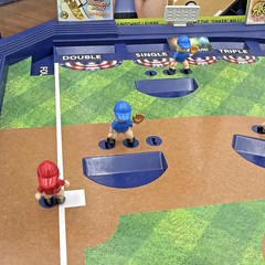 Sharper Image Perfect Pitch Table Top TABLETOP BASEBALL Game w/ Extra Parts