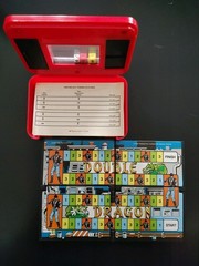 DOUBLE DRAGON Tiger Pocket Travel Games 1989 Klix COMPLETE w/ Manual & Pieces