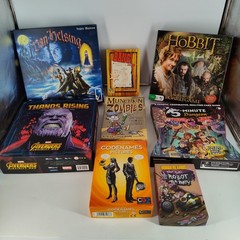 8X Board Game Lot Munchkin Zombies Thano Rising Bang Hobbit Borderlands Dungeon
