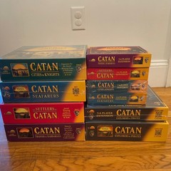 LOT Complete Set CATAN 4th Edition With all Expansions and Extensions