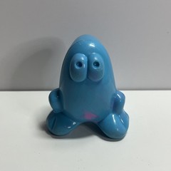 #3 Eggy Original Crazy Bones Magic Box Int. Gogos Crazybones 1990s Blue/Pink