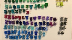 450 Piece Lot – GoGoS CRAZY BONES – Eggy, Aliens, Glitter, Jaws, Clear, Etc