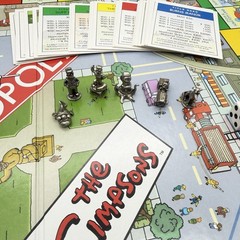 The Simpsons Monopoly Board Game Welcome to Springfield Parker Brothers COMPLETE