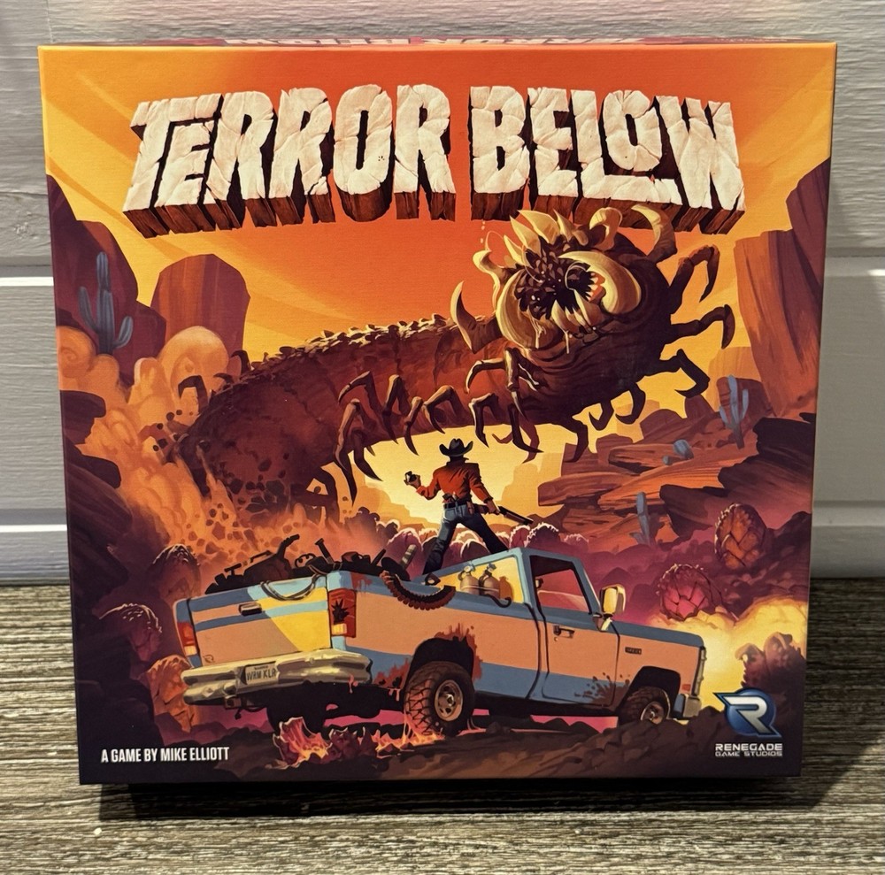 Terror Below Board Game (Renegade Game Studios 2019) w/ Hidden Cache Expansion
