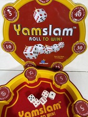 Yamslam Dice Game Roll to Win Blue Orange Games 2008. Complete Ages 8 And Up