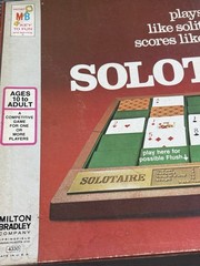 Vintage 1973 New Sealed SOLOTAIRE Solitaire Game ~ Milton Bradley Lucille Ball